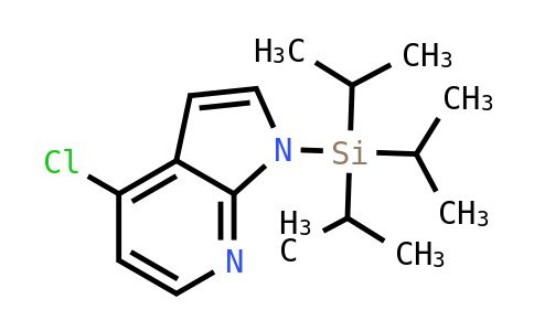 20410 - 1H-Pyrrolo[2,3-b]pyridine, 4-chloro-1-[tris(1-methylethyl)silyl]- | CAS 651744-48-8
